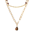 Glamour Garnet Tiger Eye GP Necklace A Beautiful Story